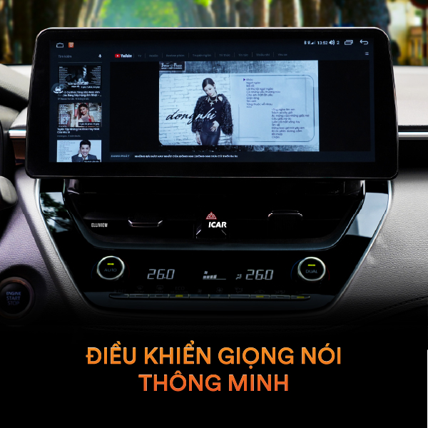 MÀN HÌNH ANDROID LIỀN CAM 360 ICAR ELLIVIEW Q4M